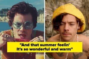 Harry Styles in Watermelon Sugar and Golden