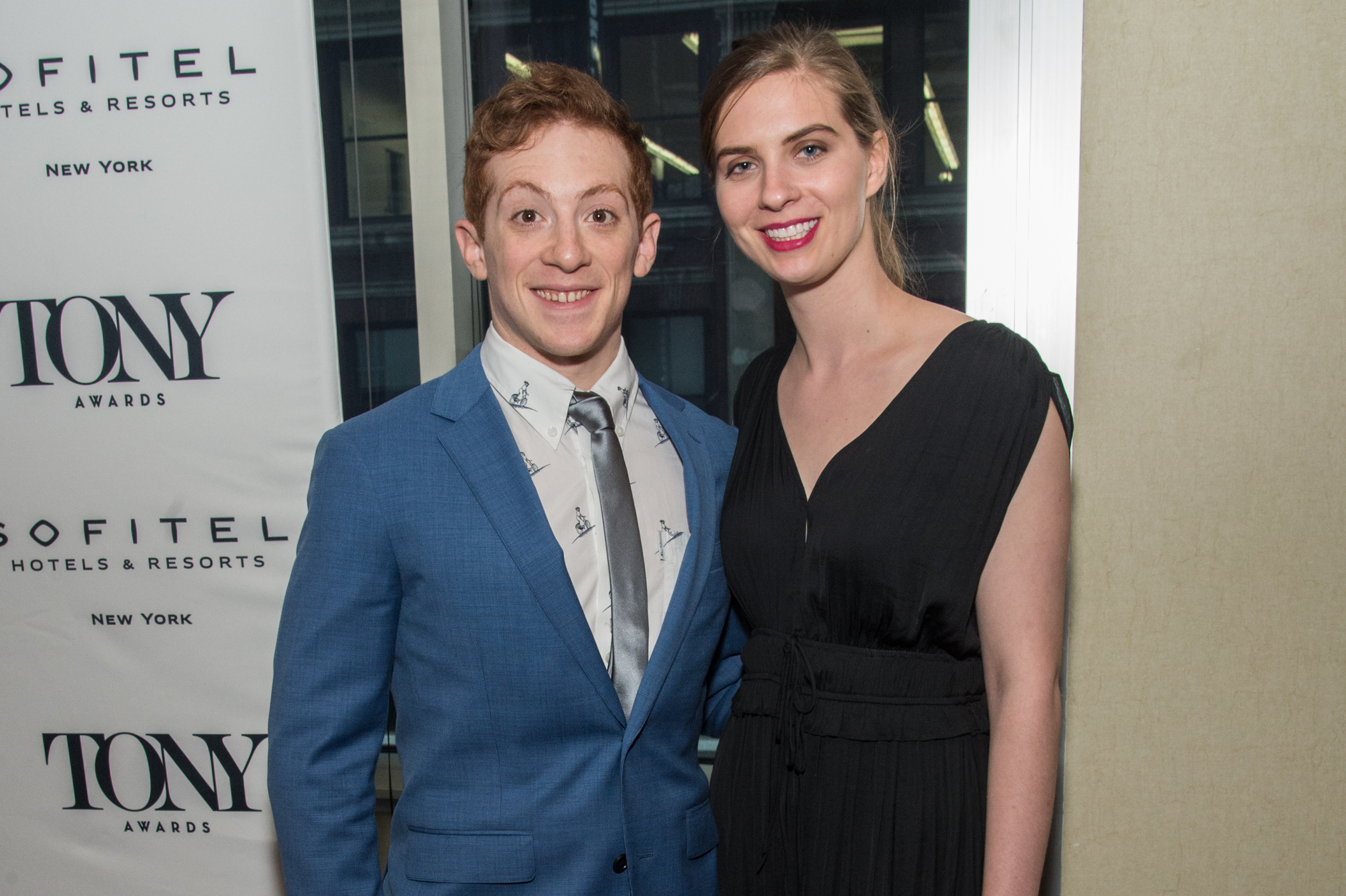 Ethan and Lilly at a media event