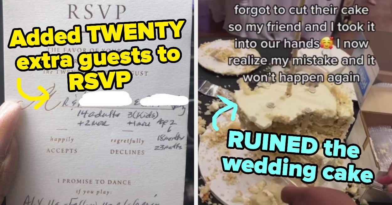 32 Awful People Who Decided To Make Their Friend's Wedding All About Themselves