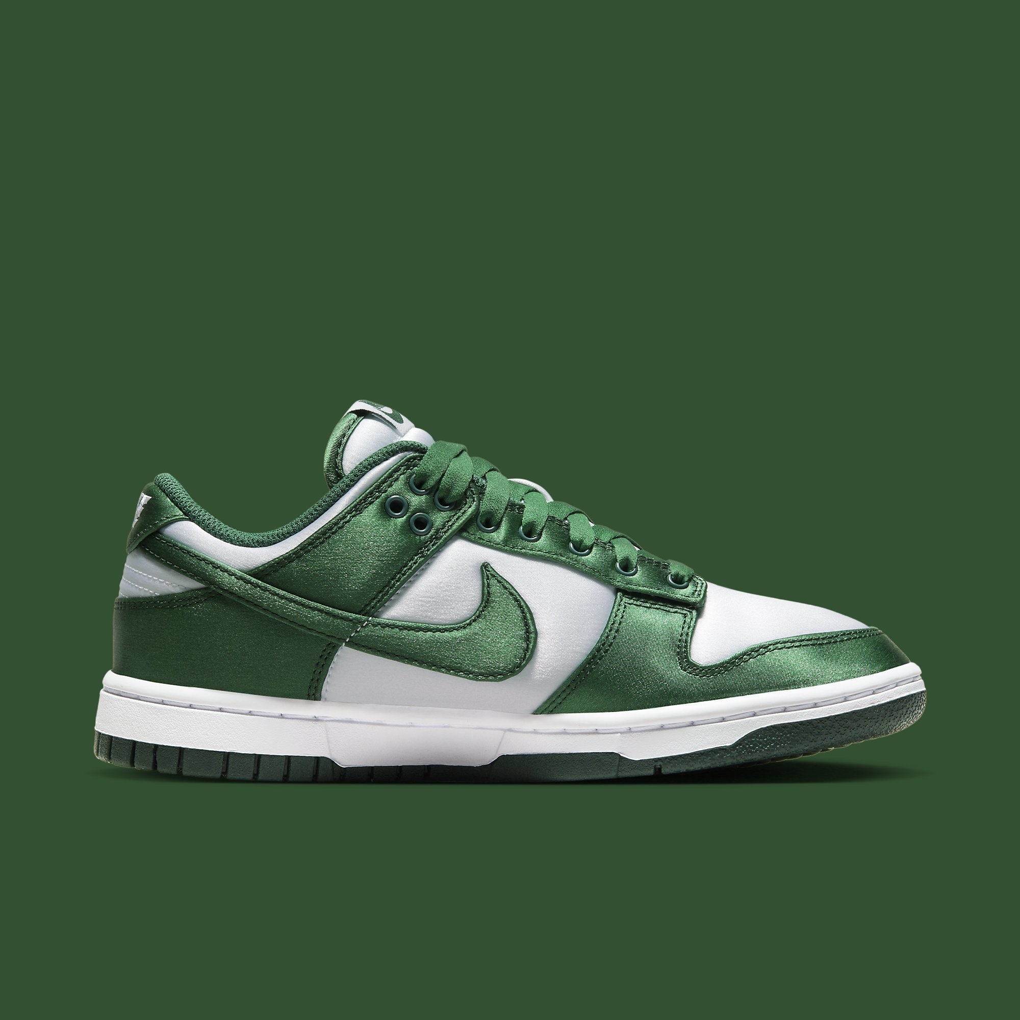 Satin Green' Nike Dunk Lows Are a Nod to Be True to Your School