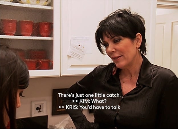 Kris Jenner in first episode of Keeping Up With The Kardashians