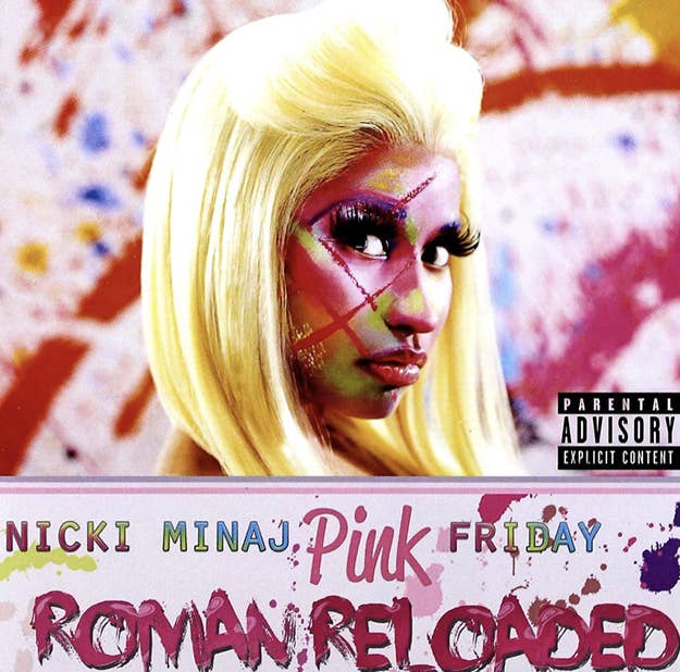 nicki minaj pink friday roman reloaded the re up album cover