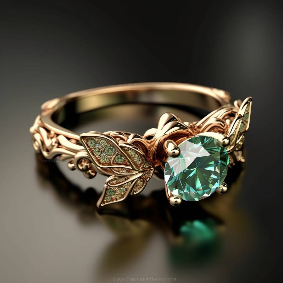Peter pan engagement hot sale ring