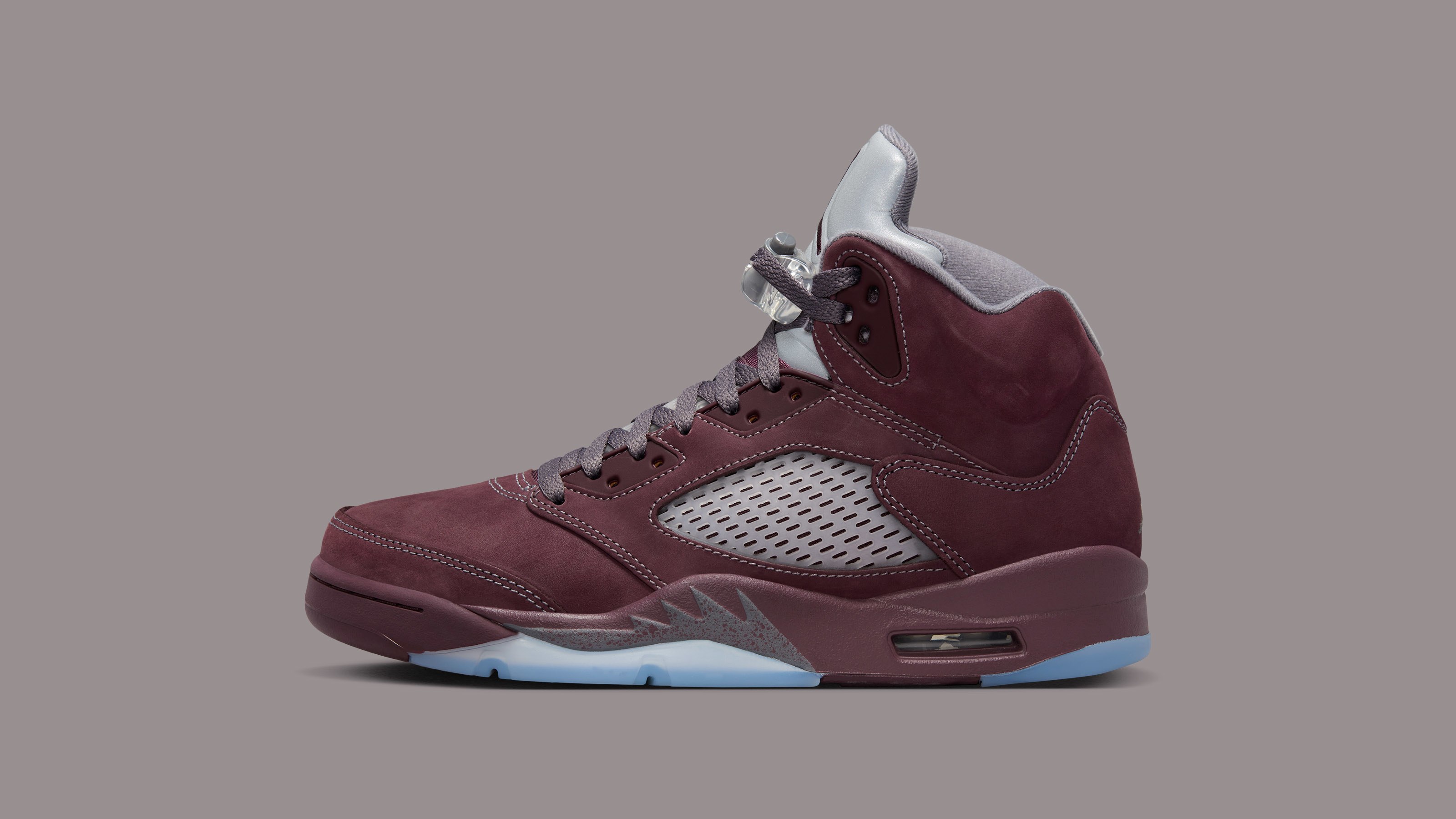 New burgundy hot sale jordans