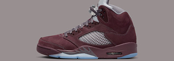 New hotsell burgundy jordans