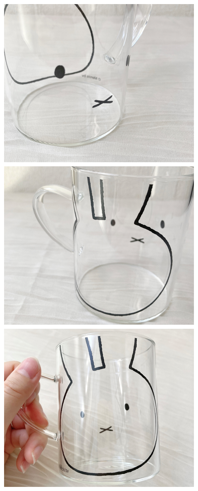 LOFT(ロフト)で見つけたオススメのミッフィーグッズ「耐熱グラスマグ 330ml セルフィー ミッフィー」