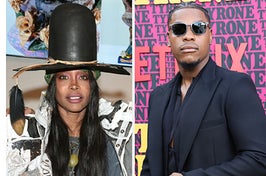Erykah Badu's titles include Badulla Oblongata, aka Sara Bellum, aka Analogue Girl in a Digital World, aka @FatBellyBella, aka SHE ILL, aka Manuela Maria Mexico — and now possibly future Mrs. John Boyega.
