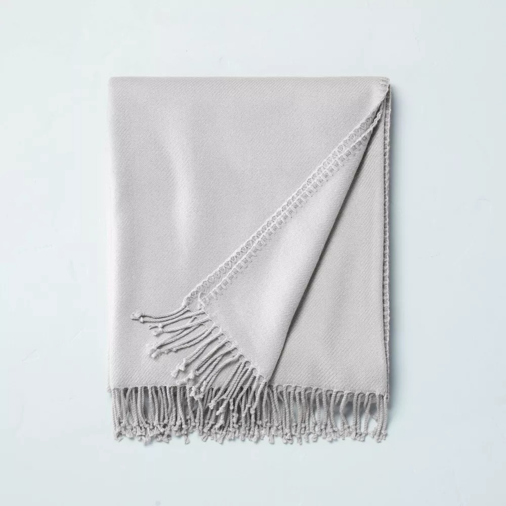 the throw with matching fringe