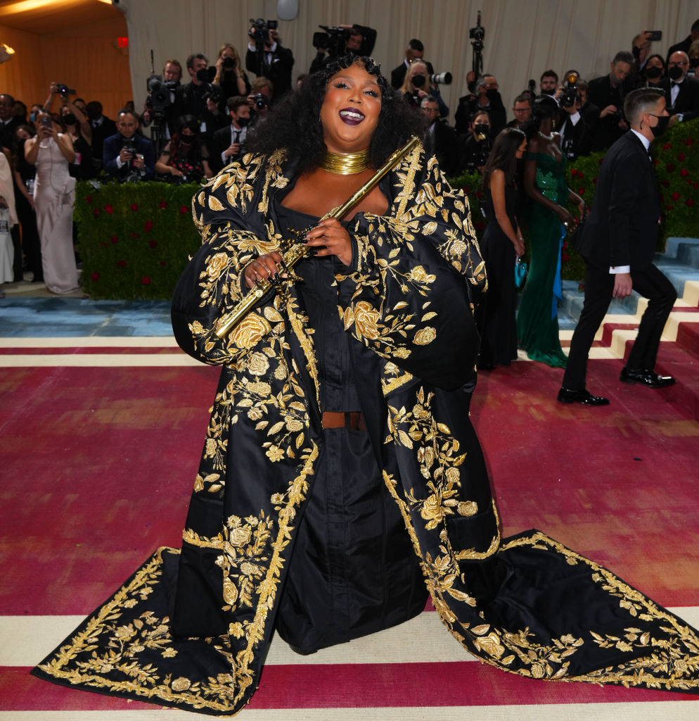 lizzo in the gown at the met
