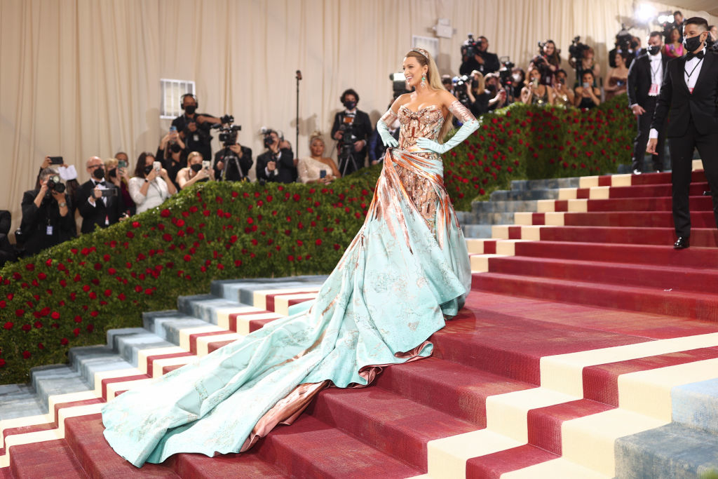 posing on the steps with the dress a new color