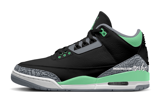 Air Jordan 3 'Green Glow' Joins Jordan Brand's Summer 2024 Lineup