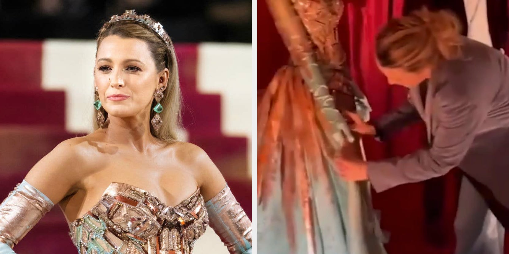 Blake Lively Jumped Exhibit Rope To Fix Met Gala Dress - Vimarsana News