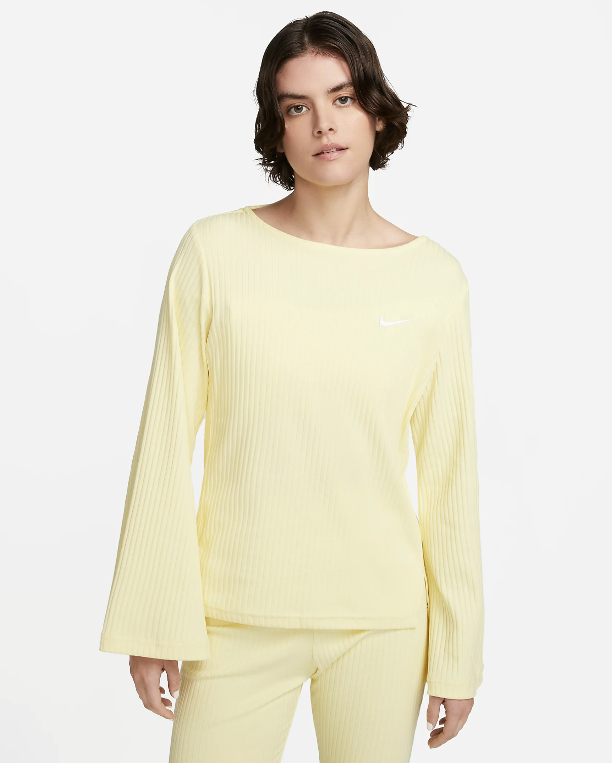 The top in light yellow