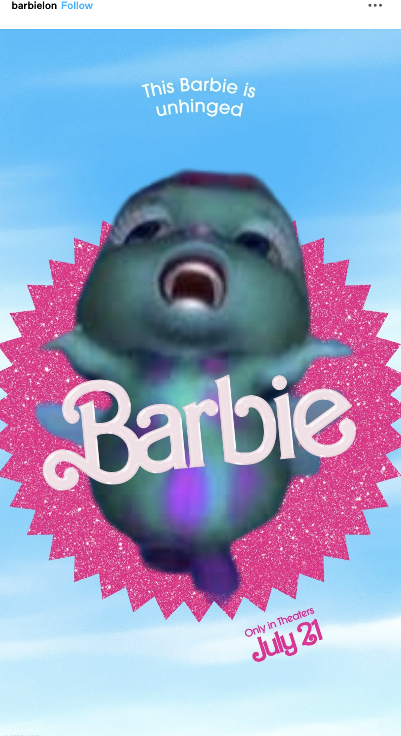 A Barbie poster