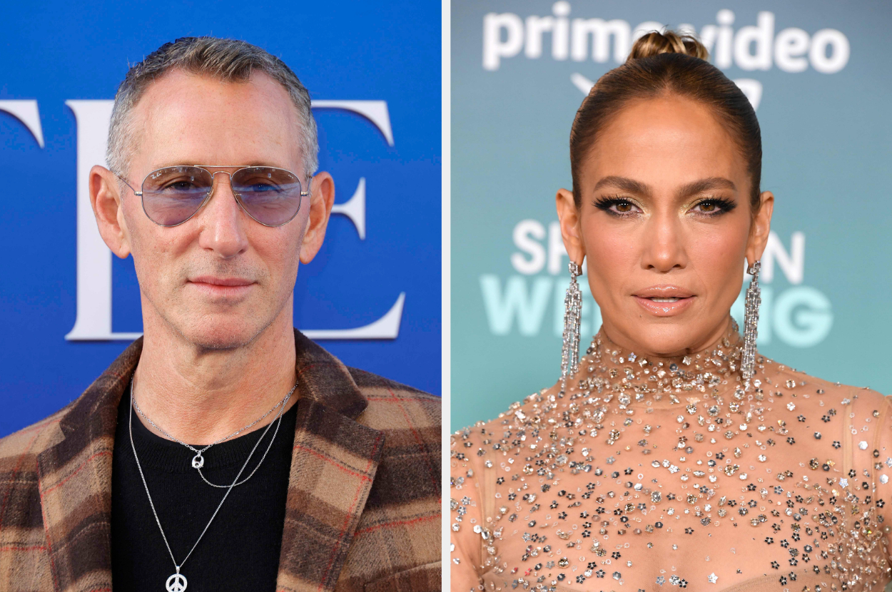 Side-by-side of Adam Shankman and Jennifer Lopez