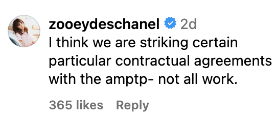 &quot;I think we are striking certain particular contractual agreements with the amptp- not all work.&quot;