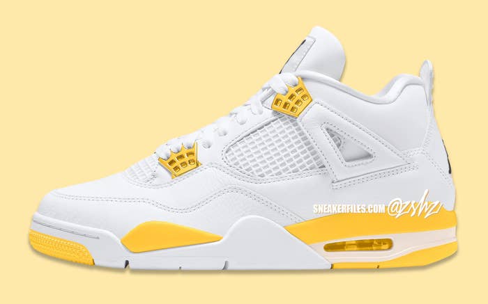 Air Jordan 4 IV Women's Vivid Sulfur 2024 Release AQ9129-101