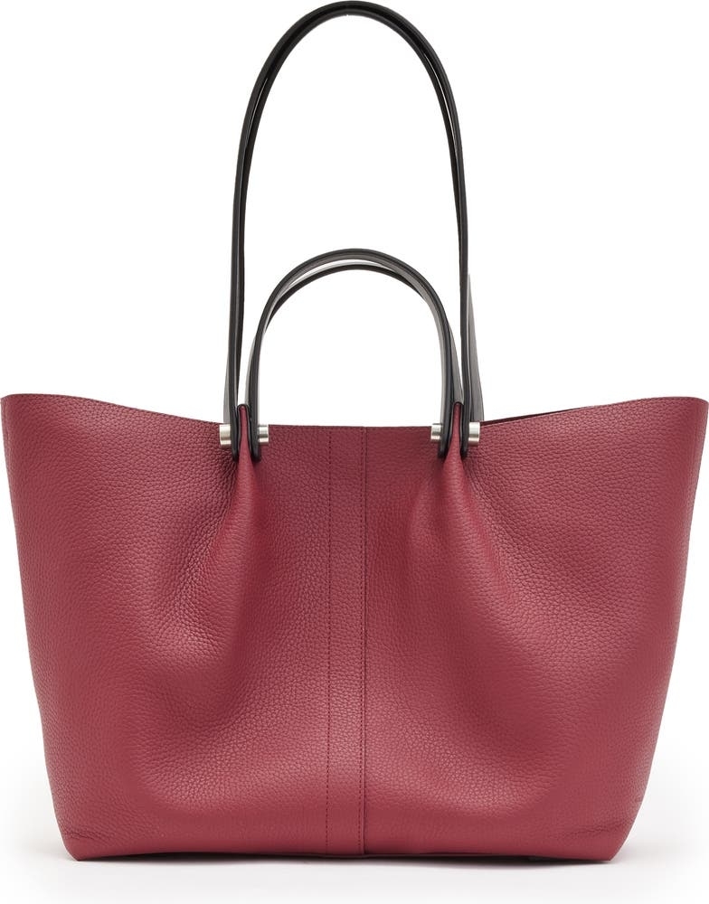 the winter orchid red tote