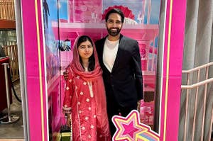 Malala and her husband's Barbie photo