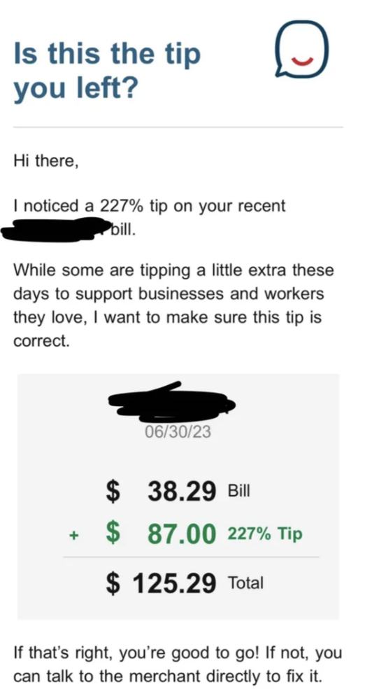Screenshot from someone&#x27;s bill