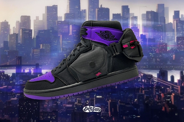 Spider Man Across the Spider Verse Air Jordan 1 Utility Stash