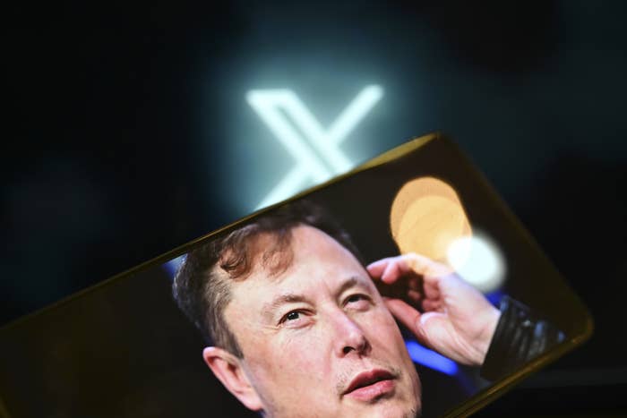 Elon on a smart phone