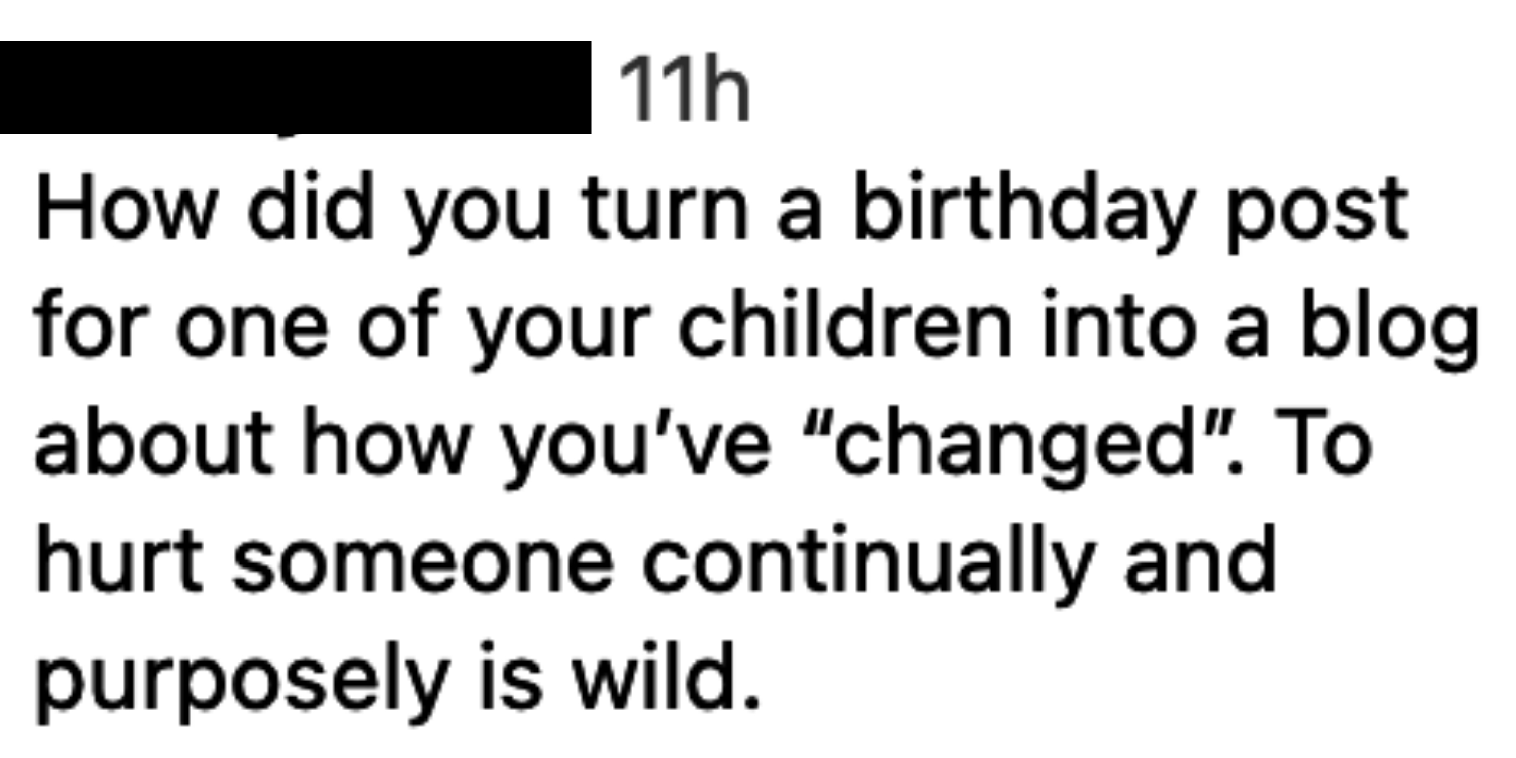 &quot;To hurt someone continually and purposely is wild.&quot;