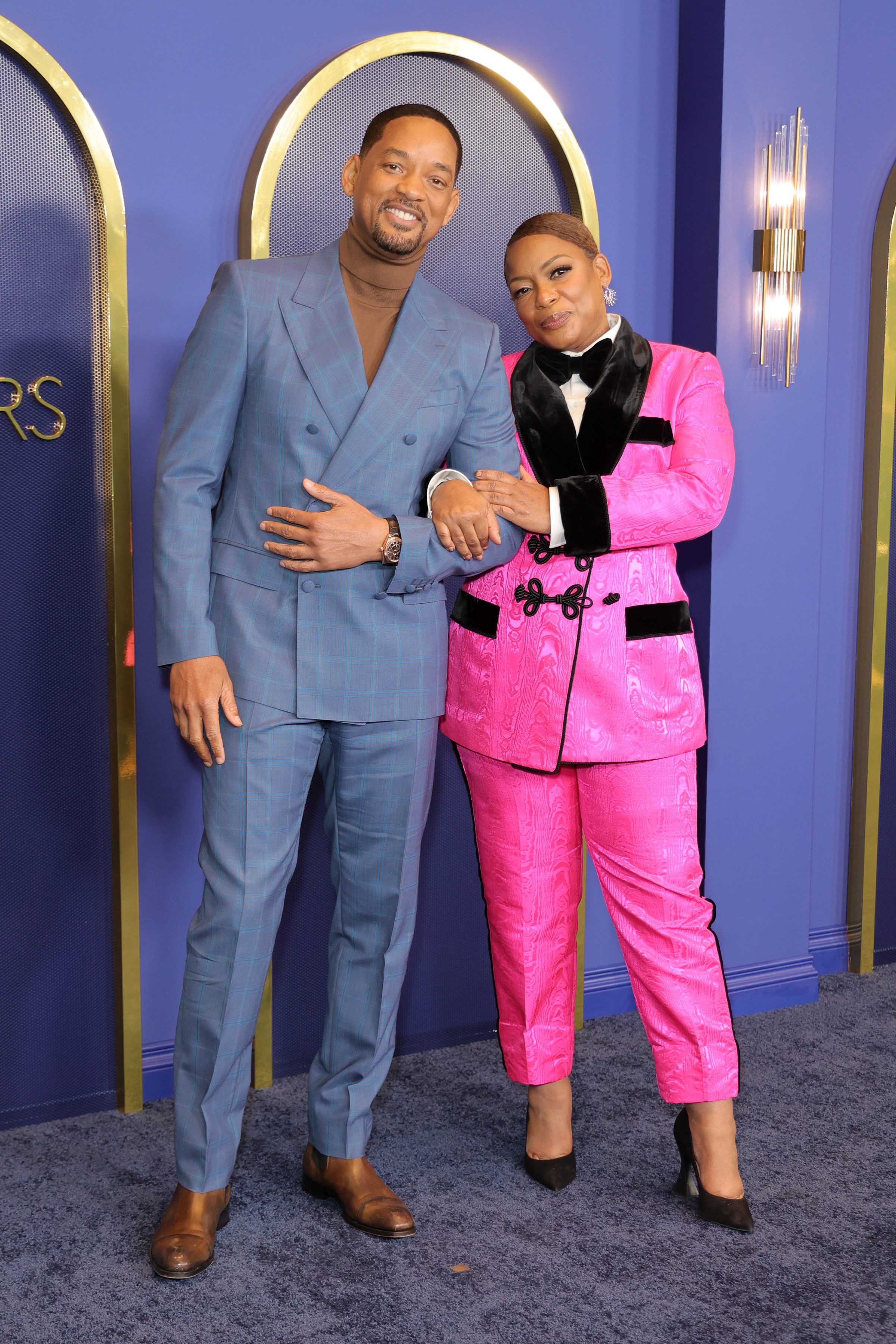 Closeup of Will Smith and Aunjanue Ellis