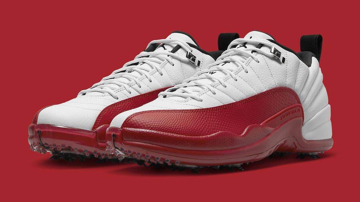 The popular 'Cherry' Air Jordan 12 will soon be released as a golf shoe. Click here for a first look at the forthcoming release along with the launch info.