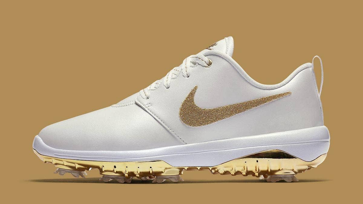 Nike teamed up with Swarovski to drop a brand new golf collection featuring the Roshe Run, Cortez, and the Air Max 1 available right now.