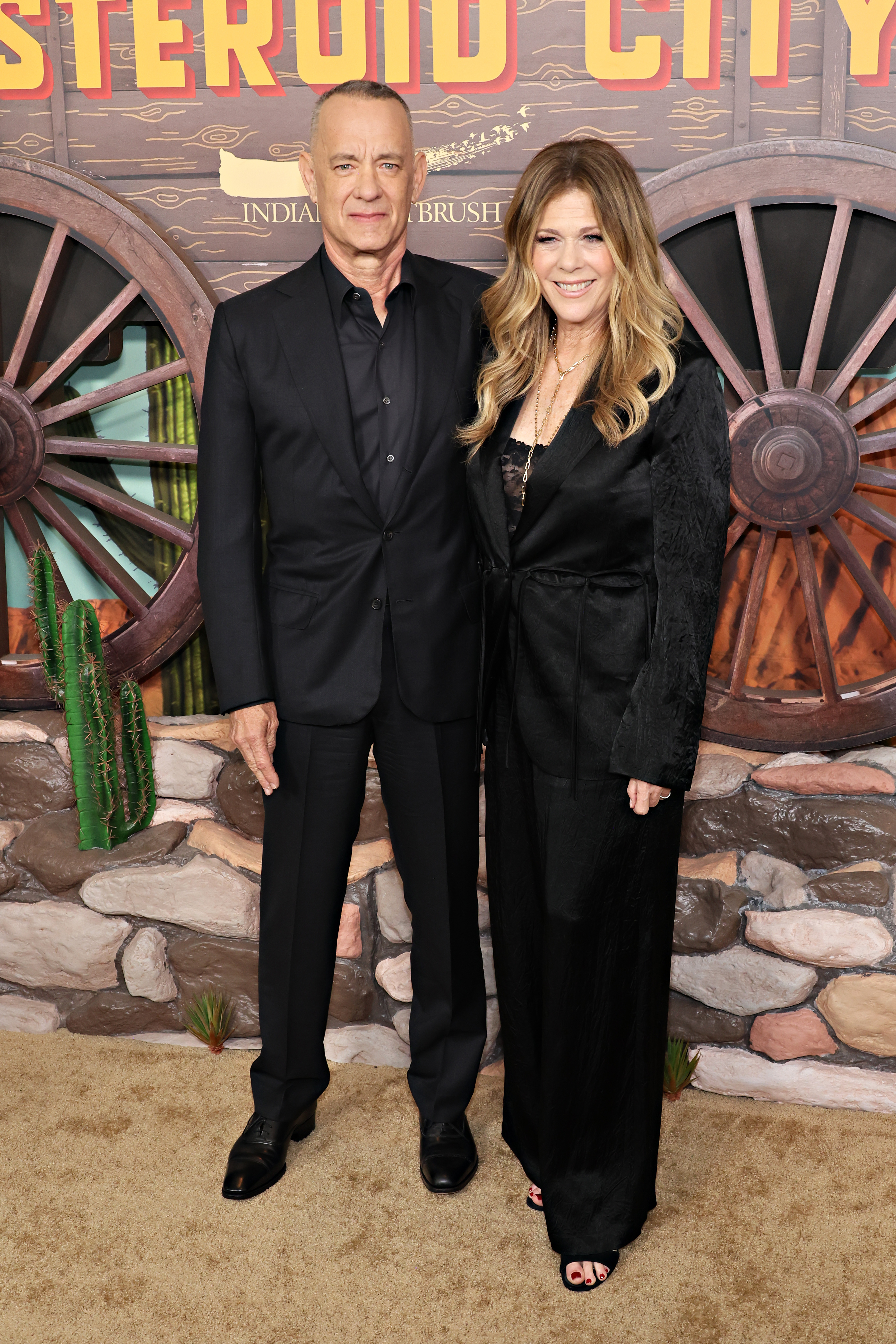 Tom Hanks and Rita Wilson at the premiere of Asteroid City