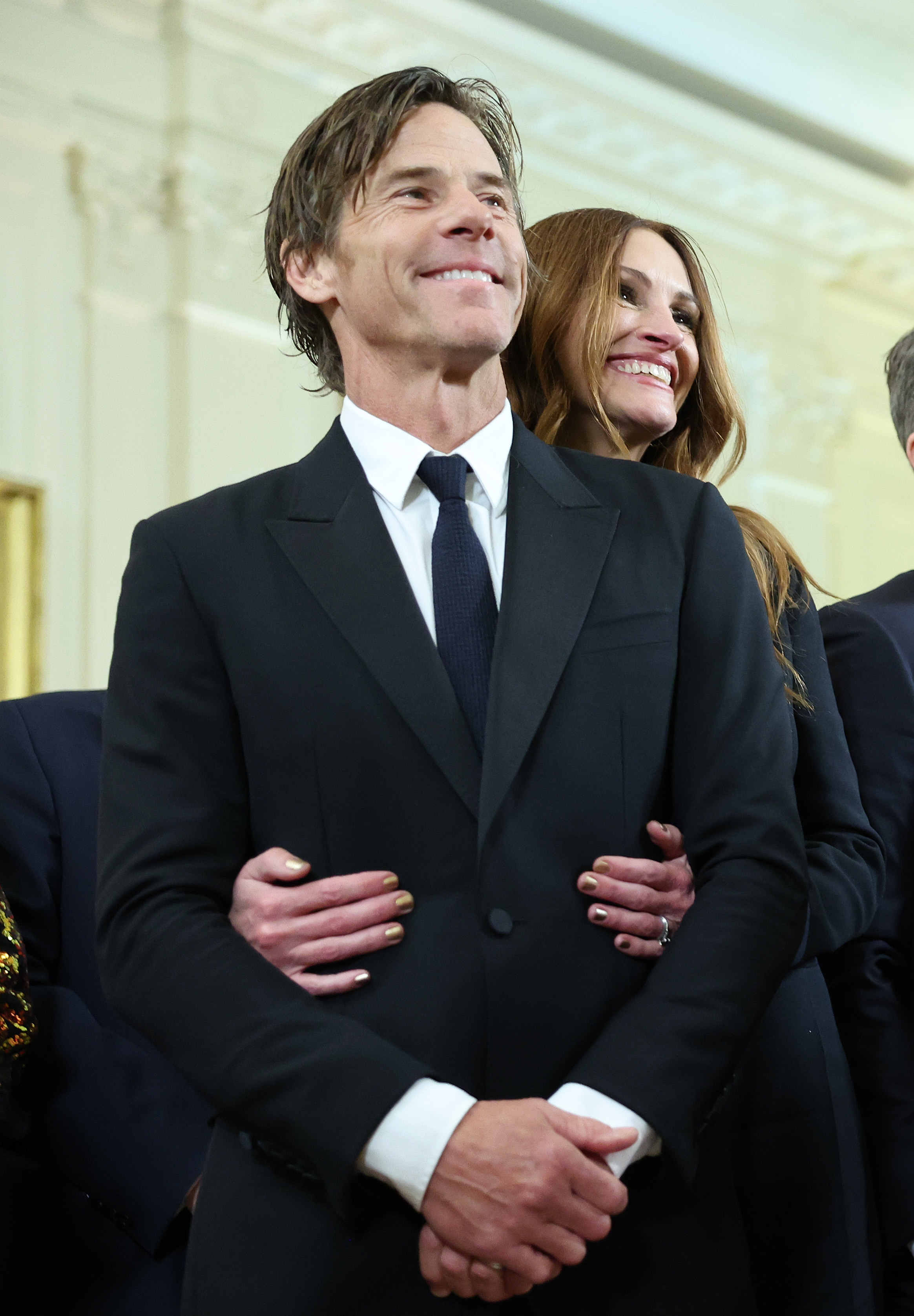Julia Roberts and Daniel Moder at a White House event