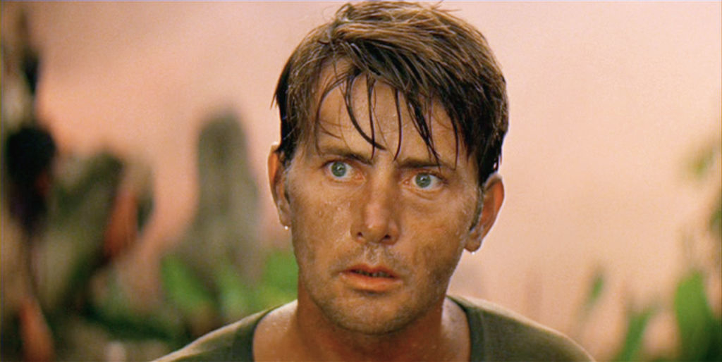 Closeup of Martin Sheen in &quot;Apocalypse Now&quot;