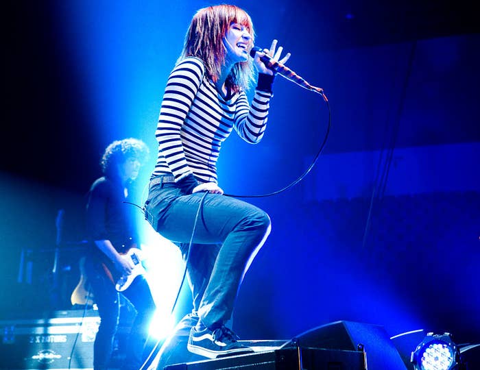 Hayley Williams onstage