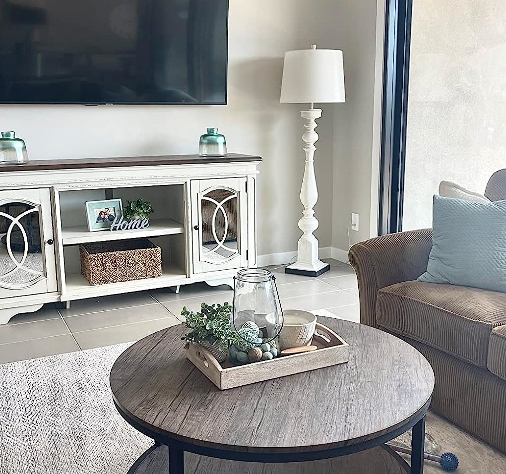 Reviewer image of the coffee table in their living room