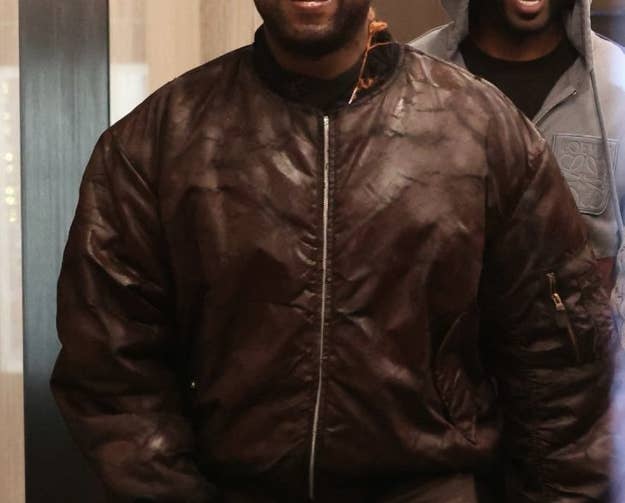 Kanye West is seen leaving e.baldi restaurant on June 16, 2023 in Beverly Hills, California.