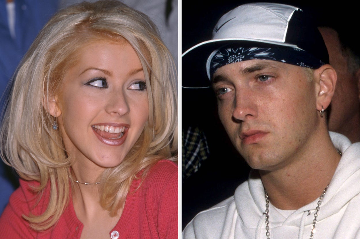 Eminem And Christina Aguilera's Iconic '00s Feud Explained