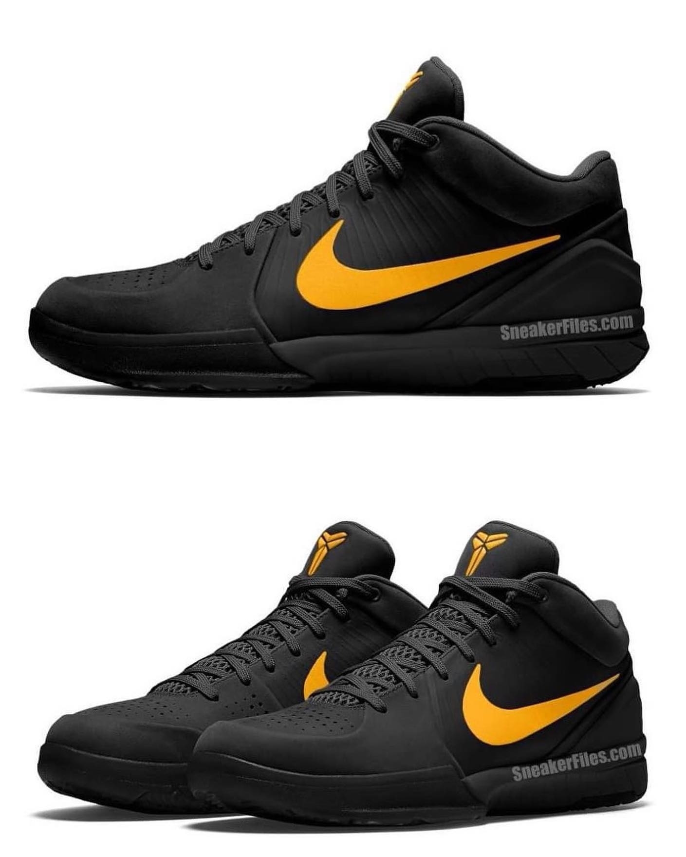 Nike Kobe 4 Protro 'Black/Gold' FQ3544-001 Release Date | Complex