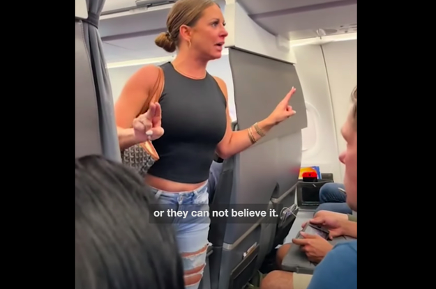 Viral Video Shows Woman Yelling at Passengers About Not Real Person Complex image