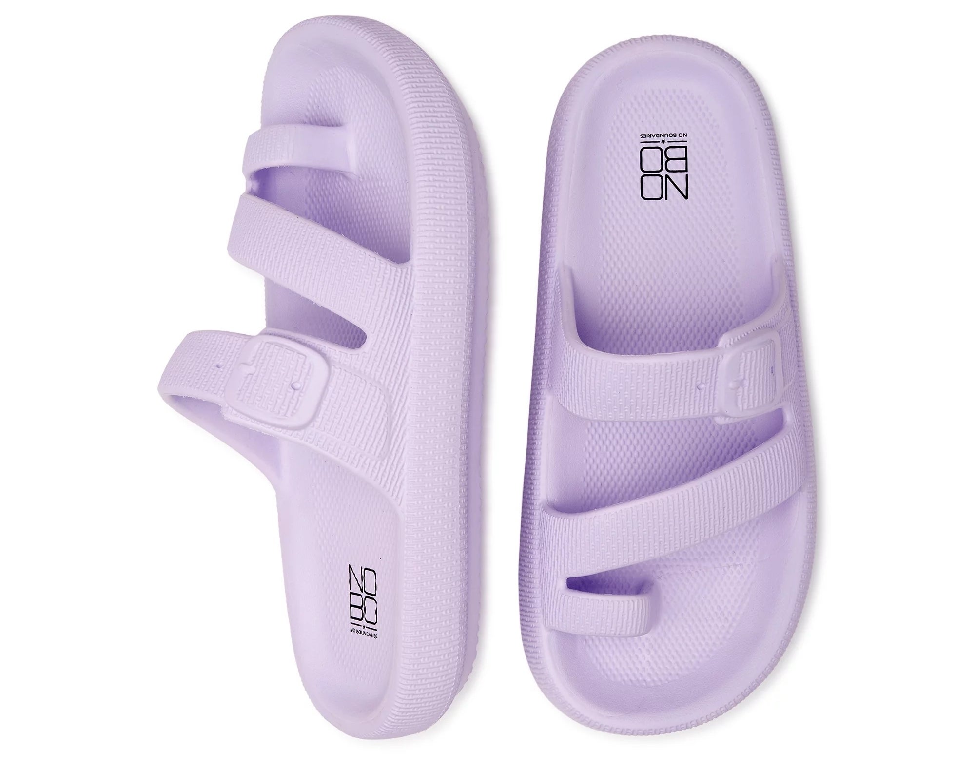 the lavender sandals