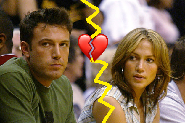 Ben Affleck and Jennifer Lopez at a game