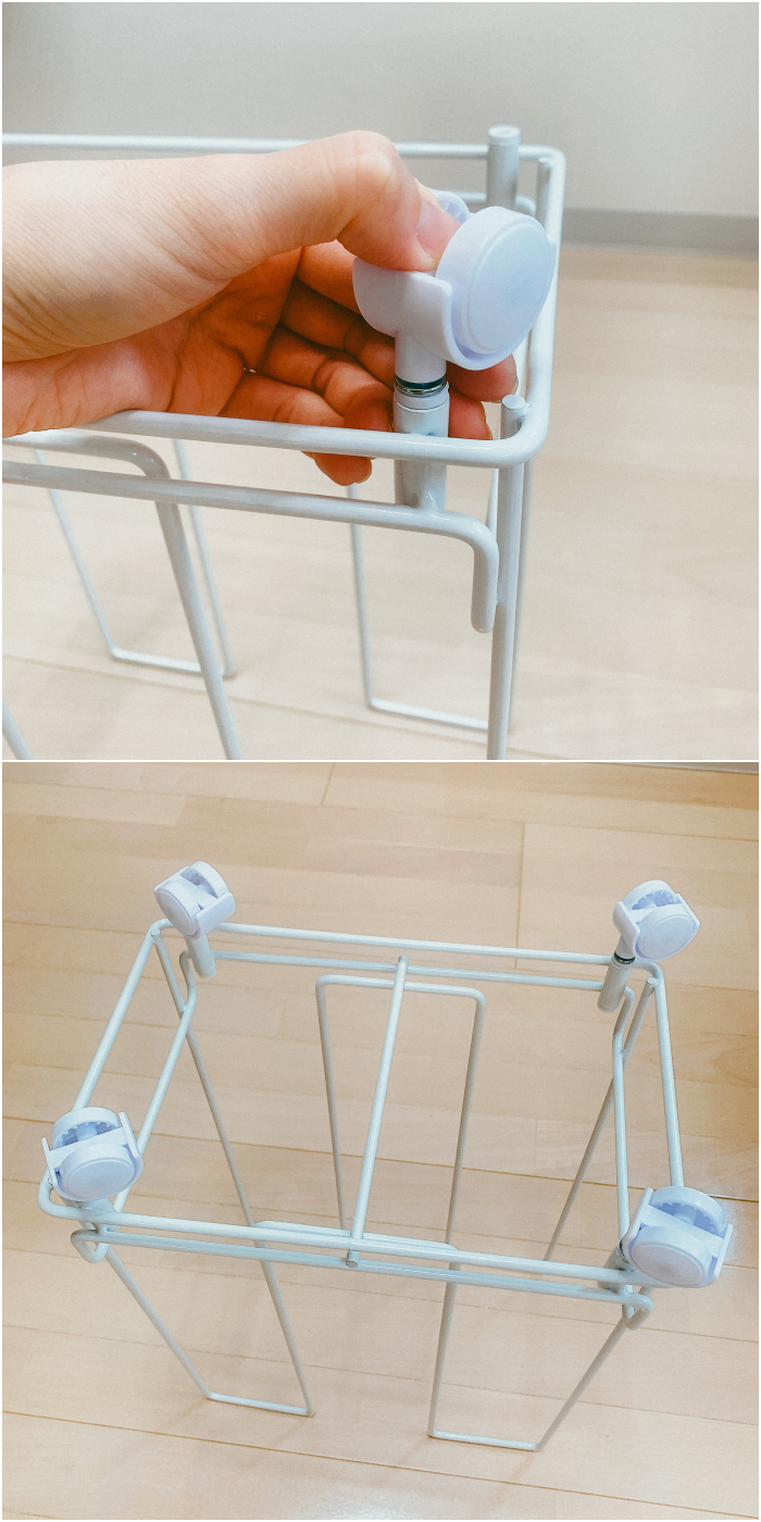 ニトリのおすすめの便利アイテム「段ボールストッカー（そのまま結束できるキャスター付 WH）」