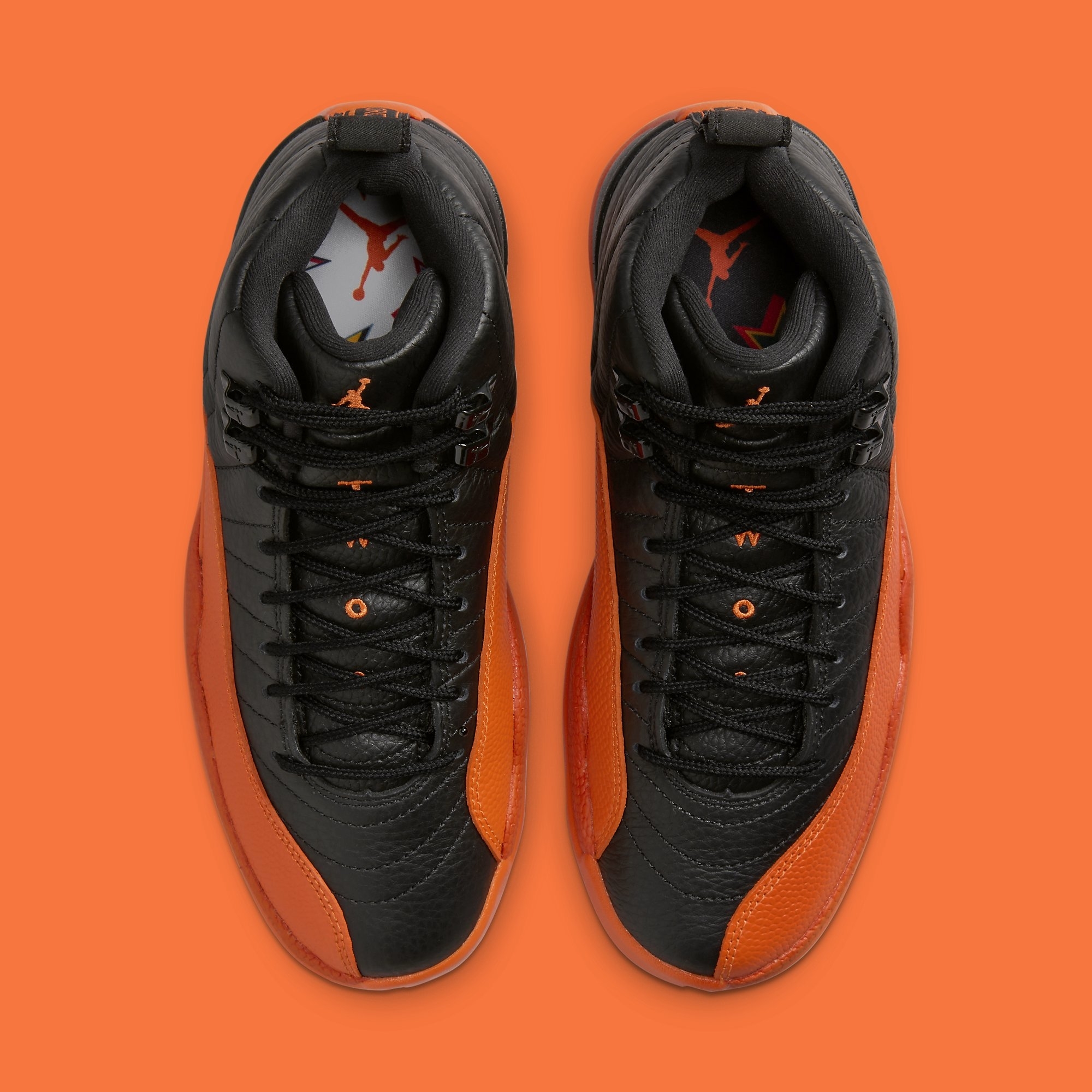 Orange hot sale jordans 12