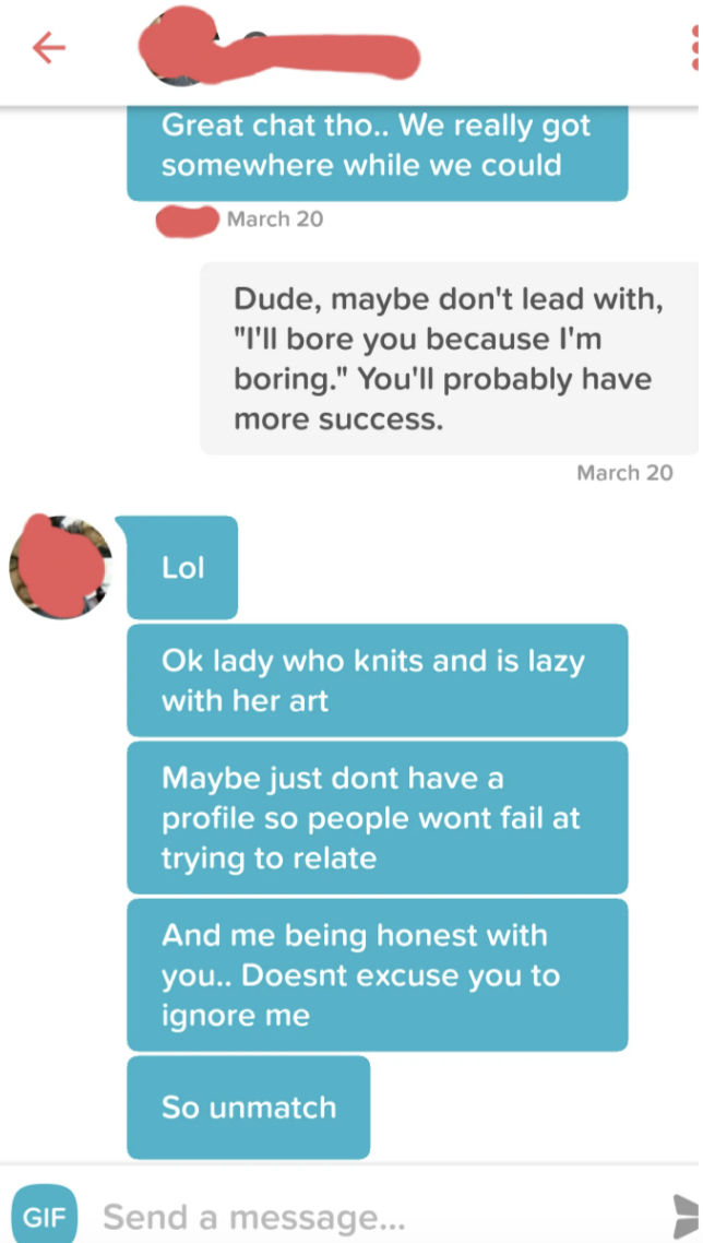 Entitled guy upset that a woman didn't respond to his messages right away