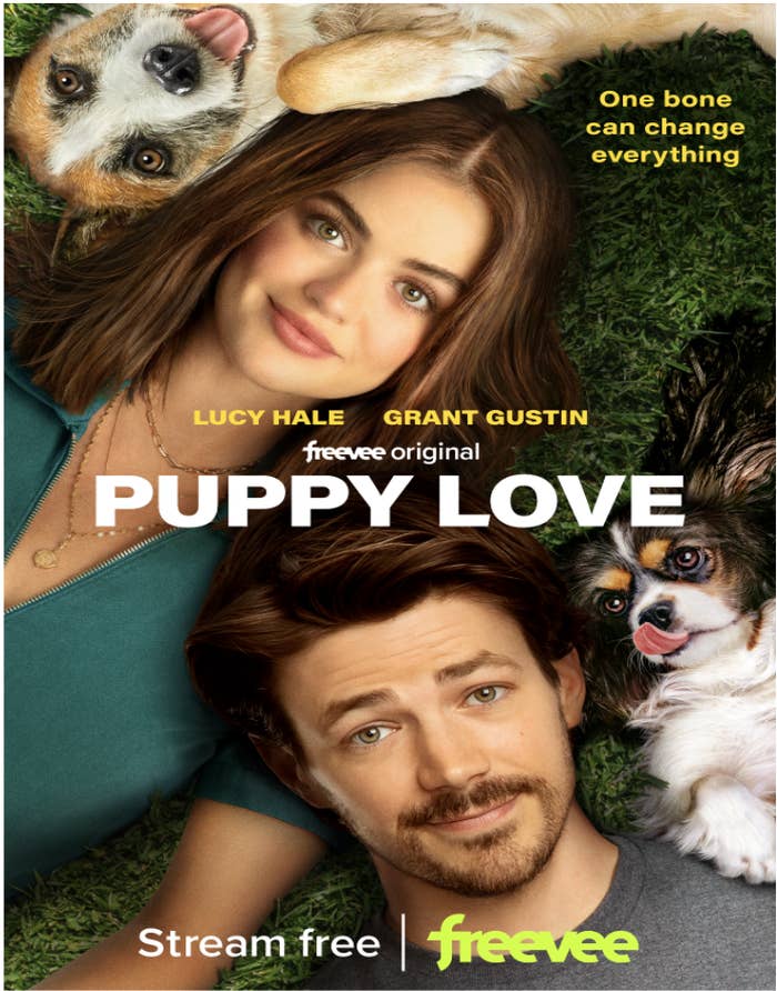 Puppy Love Finds New Meaning In The Upcoming  Freevee Original Film,  Starring Lucy Hale And Grant Gustin, Premiering August 18