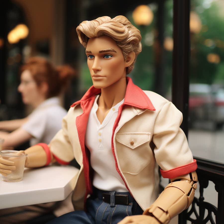 Blonde cheap ken doll