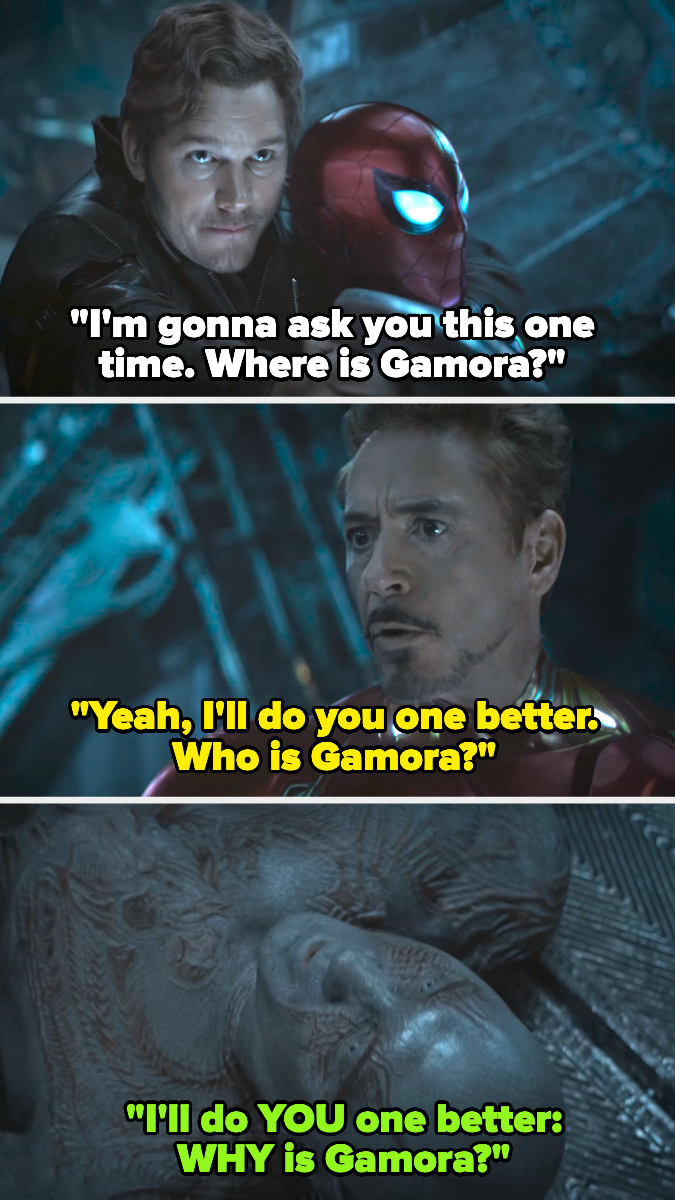 i&#x27;ll do you one better, why is gamora