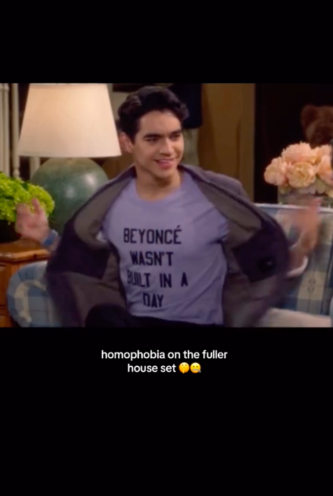&quot;homophobia on the fuller house set&quot;