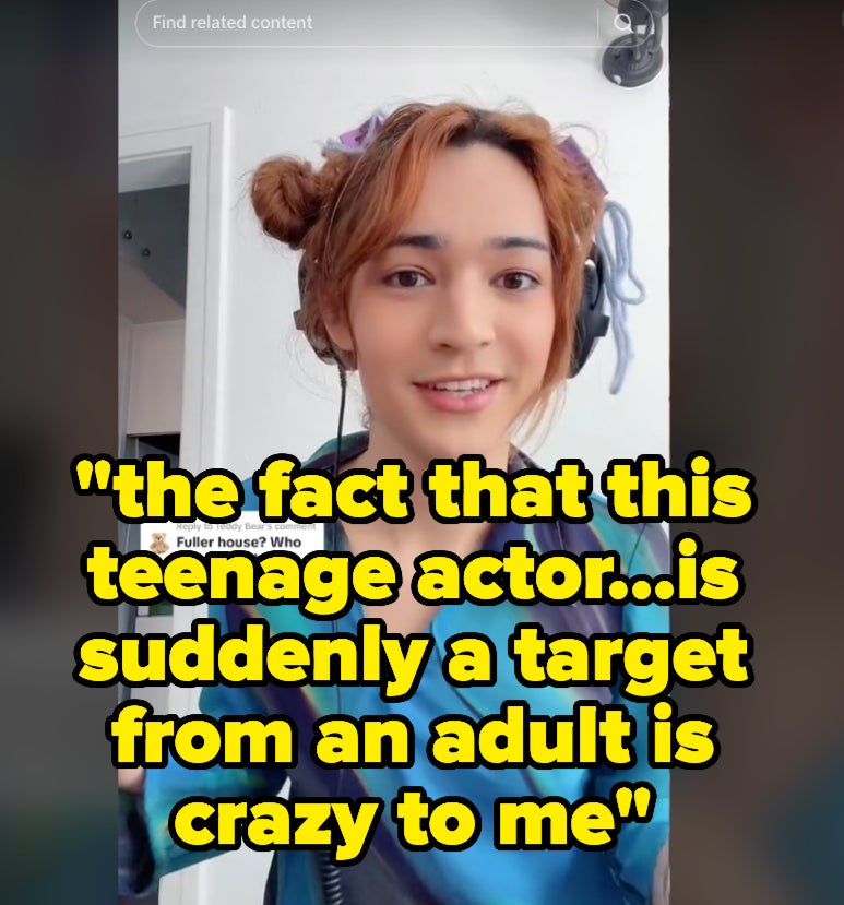 &quot;the fact that this teenage actor...is suddenly a target from an adult is crazy to me&quot;