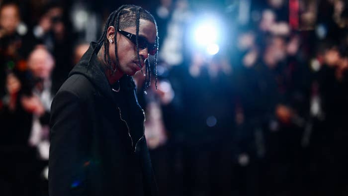 travis scott is seen at idol event